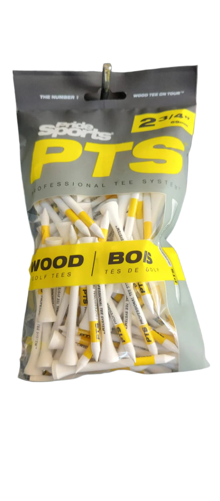 Pride PTS - TEES BLANCOS 2 3/4'' 100PK
