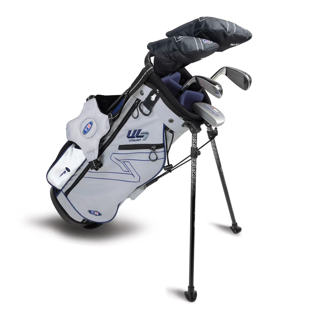 U.S. Kids Golf Equipo 51' Ultralight plateado/azul marino