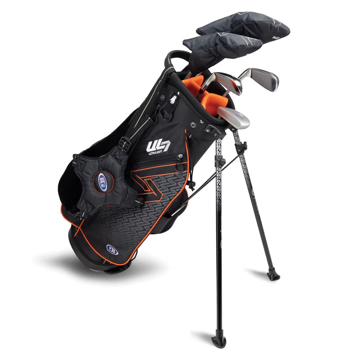 U.S. Kids Golf Equipo 51' Ultralight negro/naranja