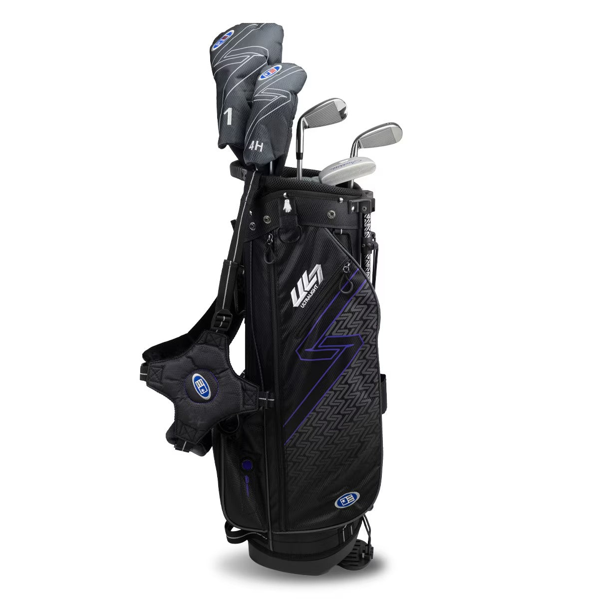 U.S. Kids Golf Equipo 54' Ultralight negro/morado