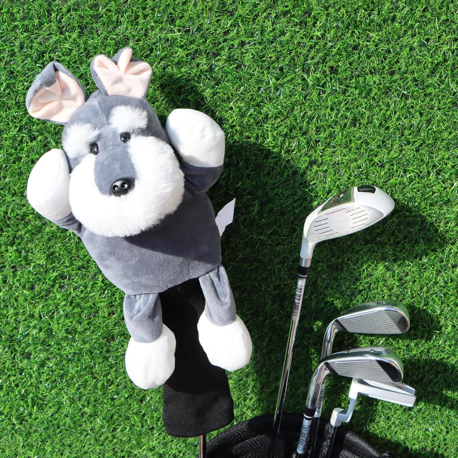 Funda de Madera con forma de Schnauzer