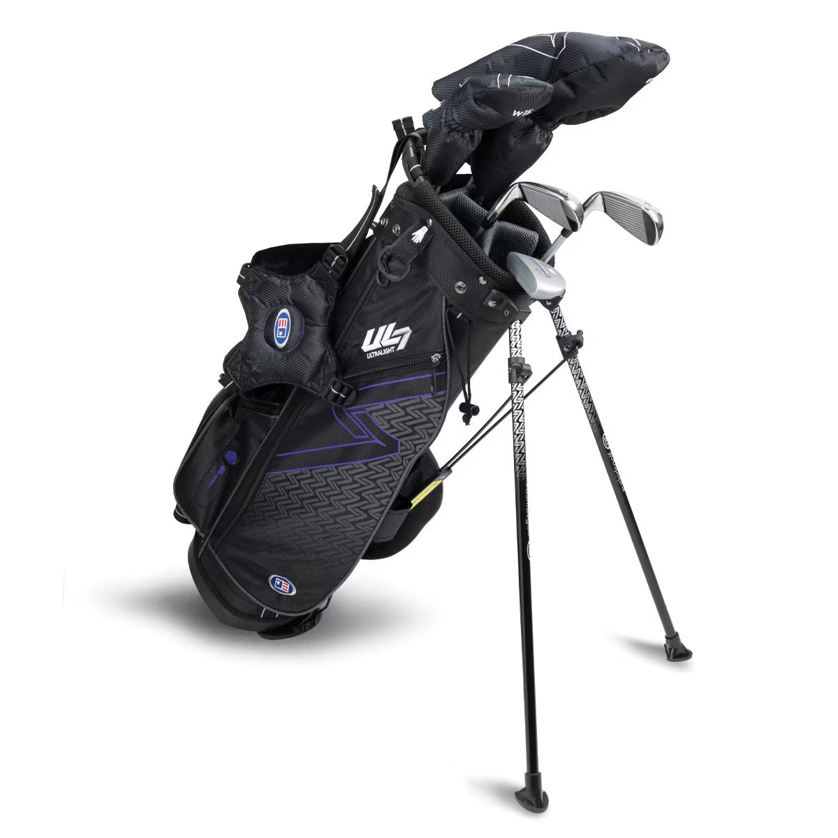 U.S. Kids Golf Equipo 54' Ultralight negro/morado
