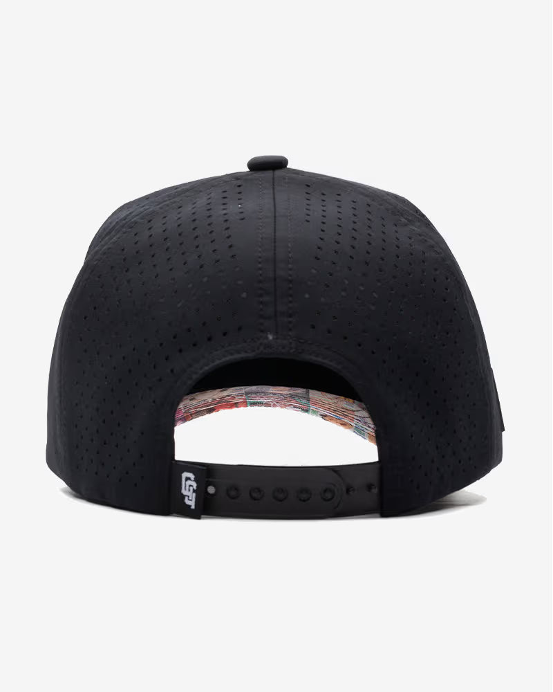 TOUR PRO PlayGolf Golf Hat in Black with Curved Brim