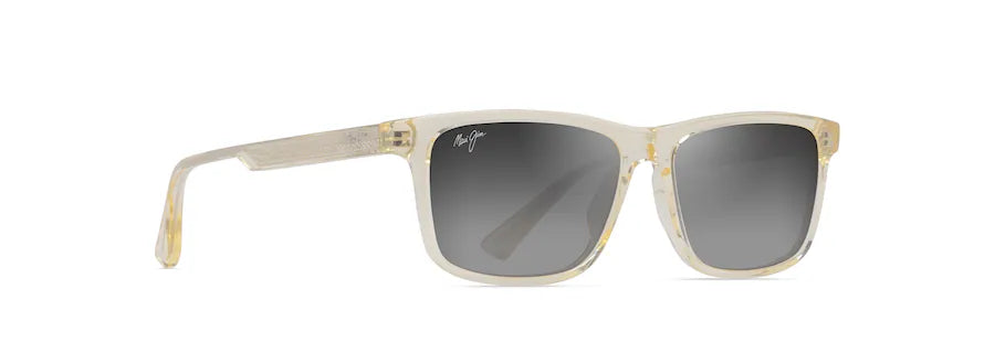 MAUI JIM GREY OKINA SHINY TRANS LIGHT YELLOW