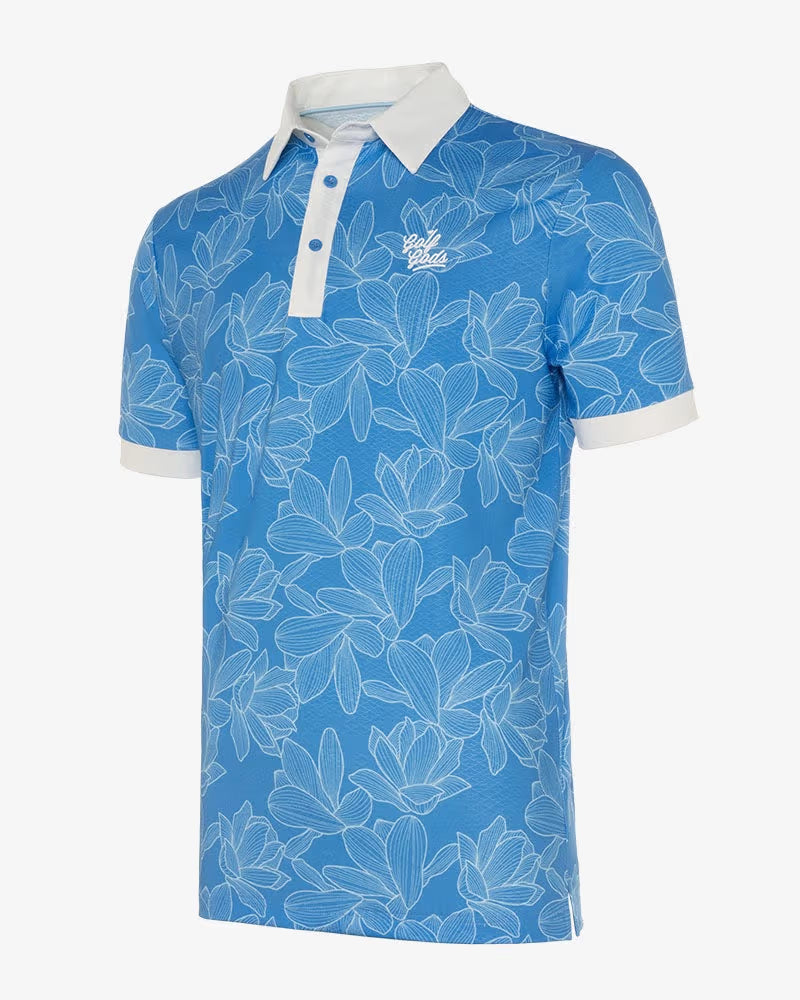 Polo de Hombre Golf Gods Azalea Blue Cool Tech Performance