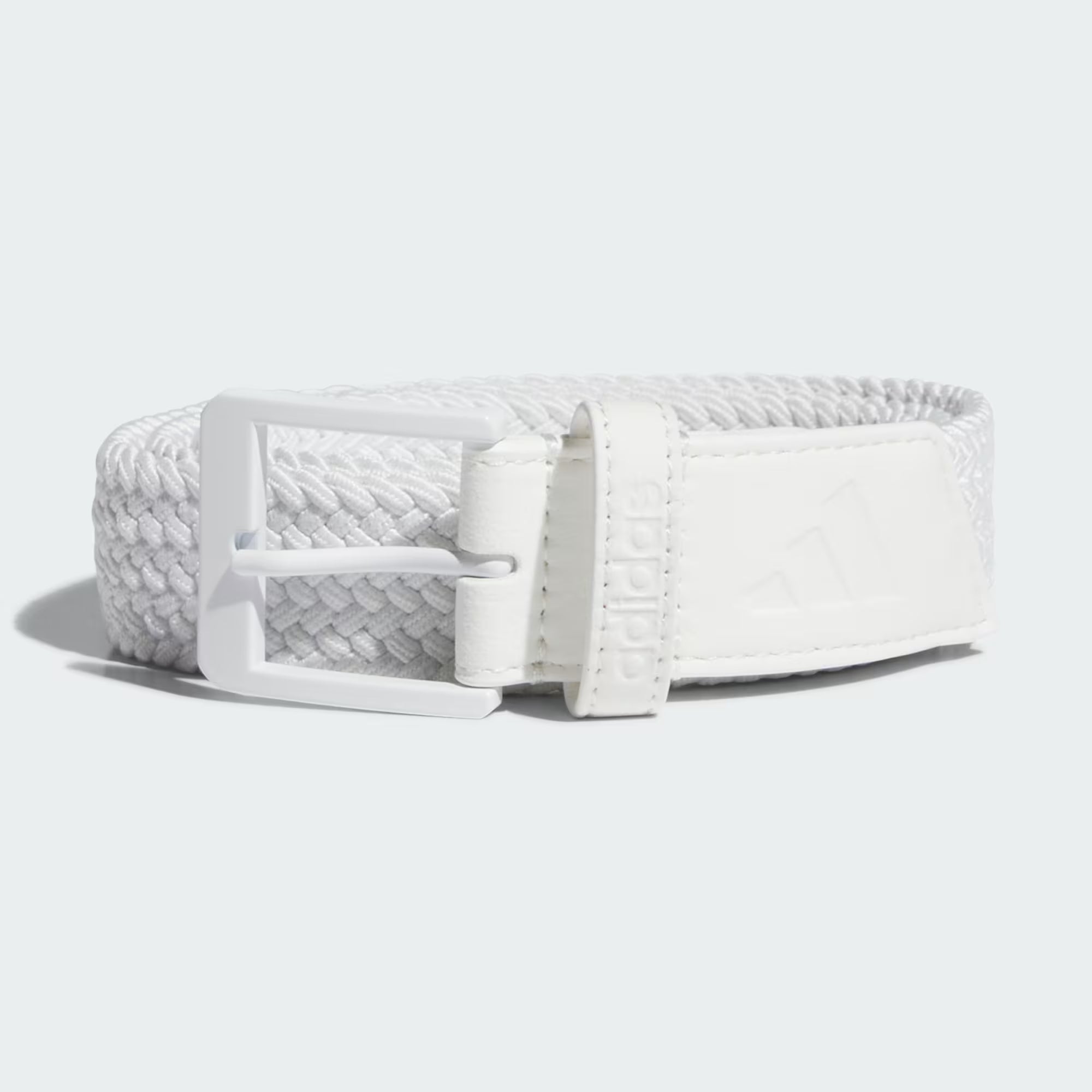 Adidas Cinturón Trenzado Elástico Blanco
