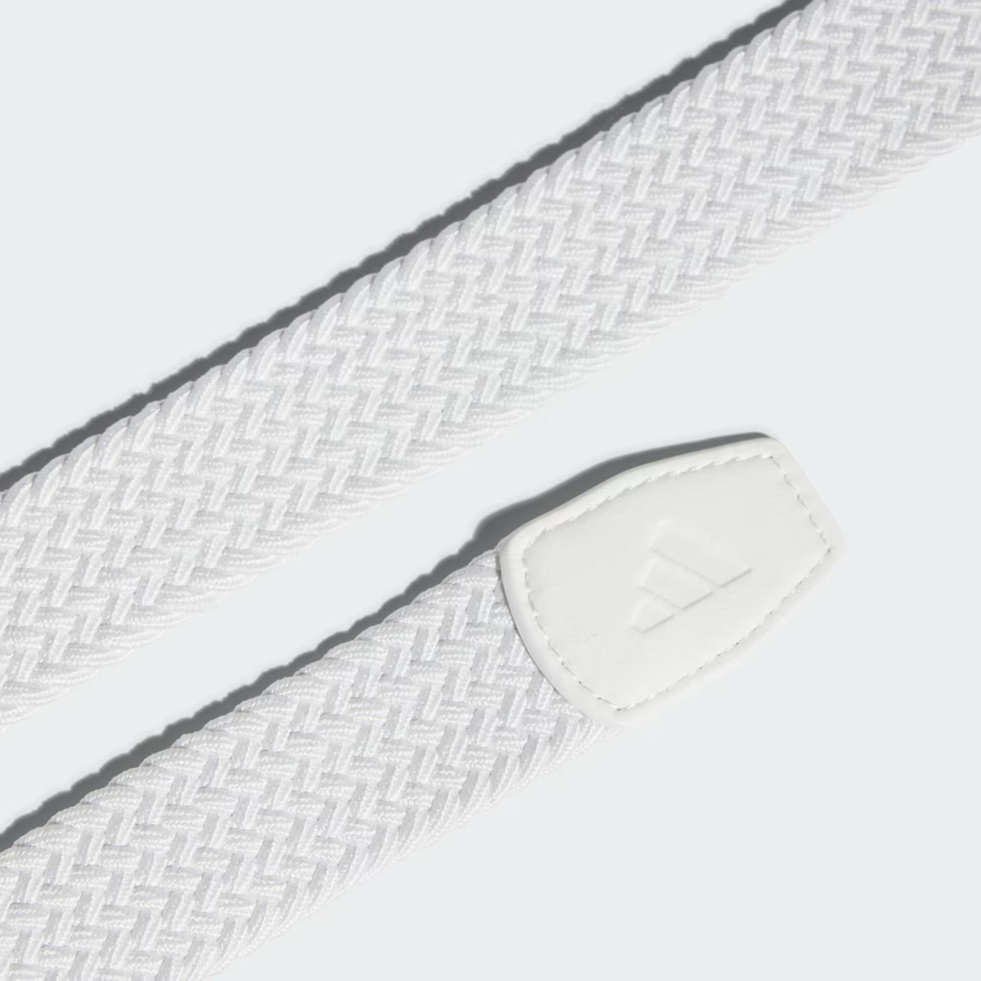 Adidas Cinturón Trenzado Elástico Blanco