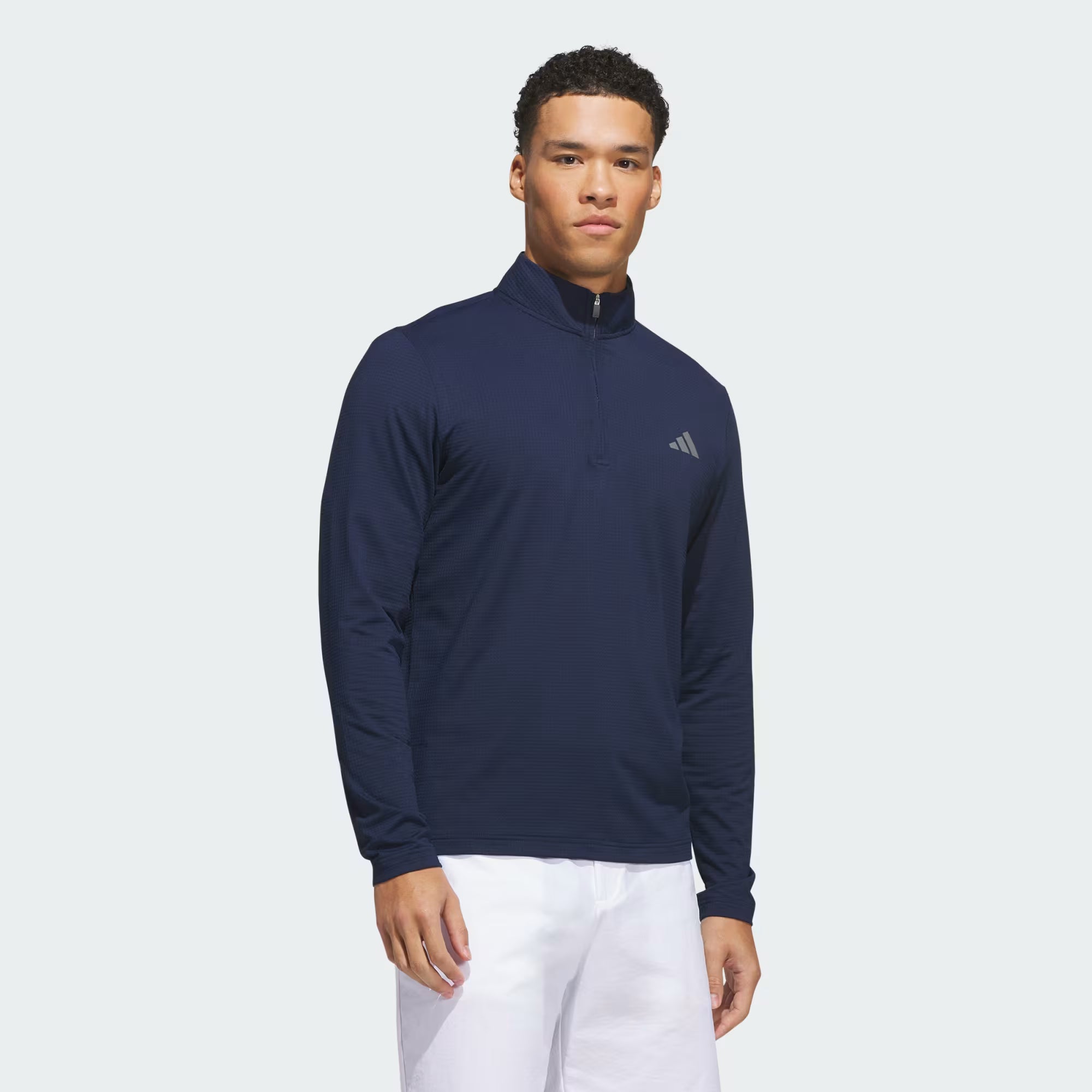 ADIDAS SUDADERA PERFORMANCE TEXTURE CIERRE CORTO
