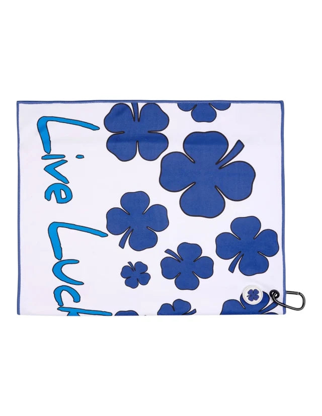 Black Clover LIVE LUCKY COBALT QUICK STICK GOLF TOWEL