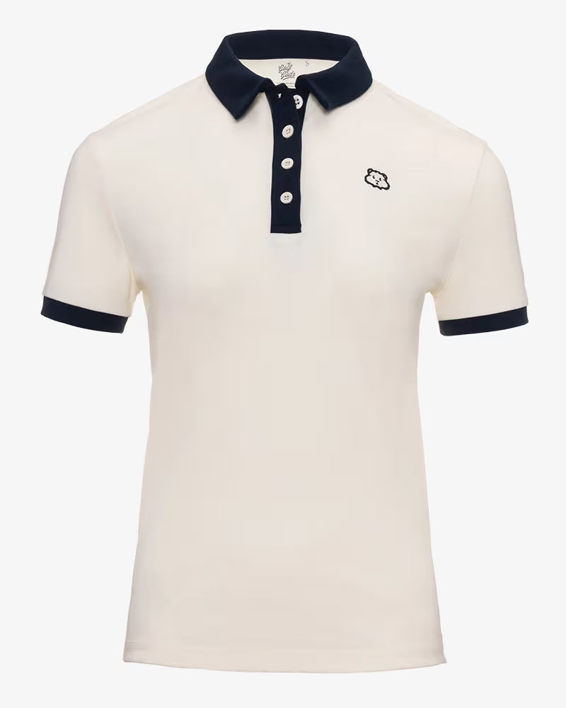 Polo de Mujer Golf Gods Legacy Cream & Midnight