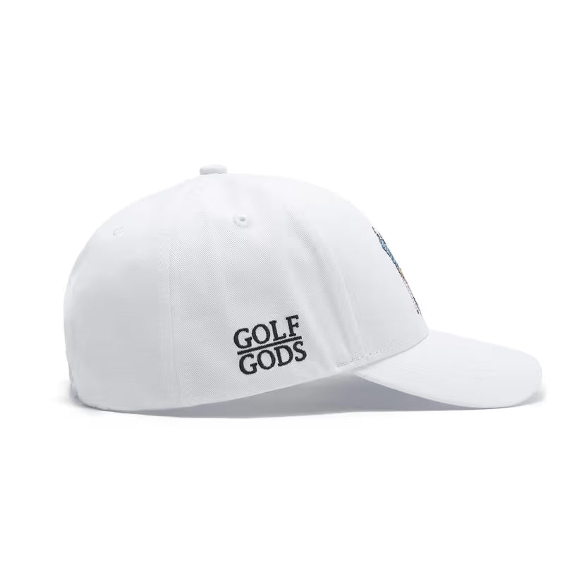Mad Slicer Gorra Golf Gods SnapBack Blanca