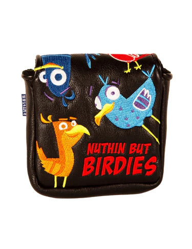 Black Clover Funda de Putt Mallet NUTHIN BIRDIES Negra