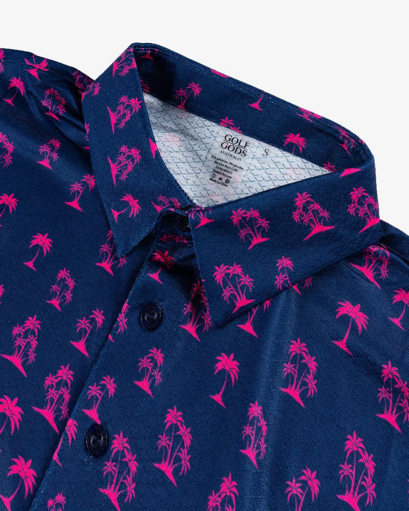 Polo de Hombre Golf Gods Palms Cool Tech Performance