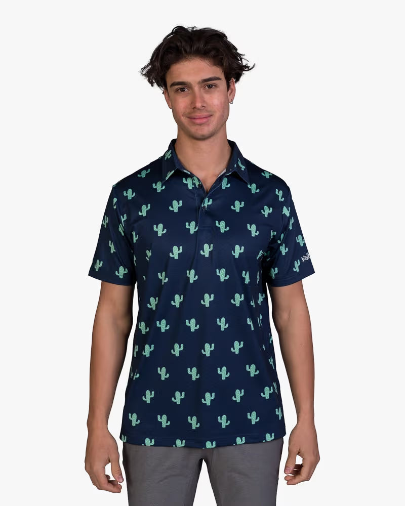 Golf Gods Polo Saguaro Cactus Cool Tech Performance