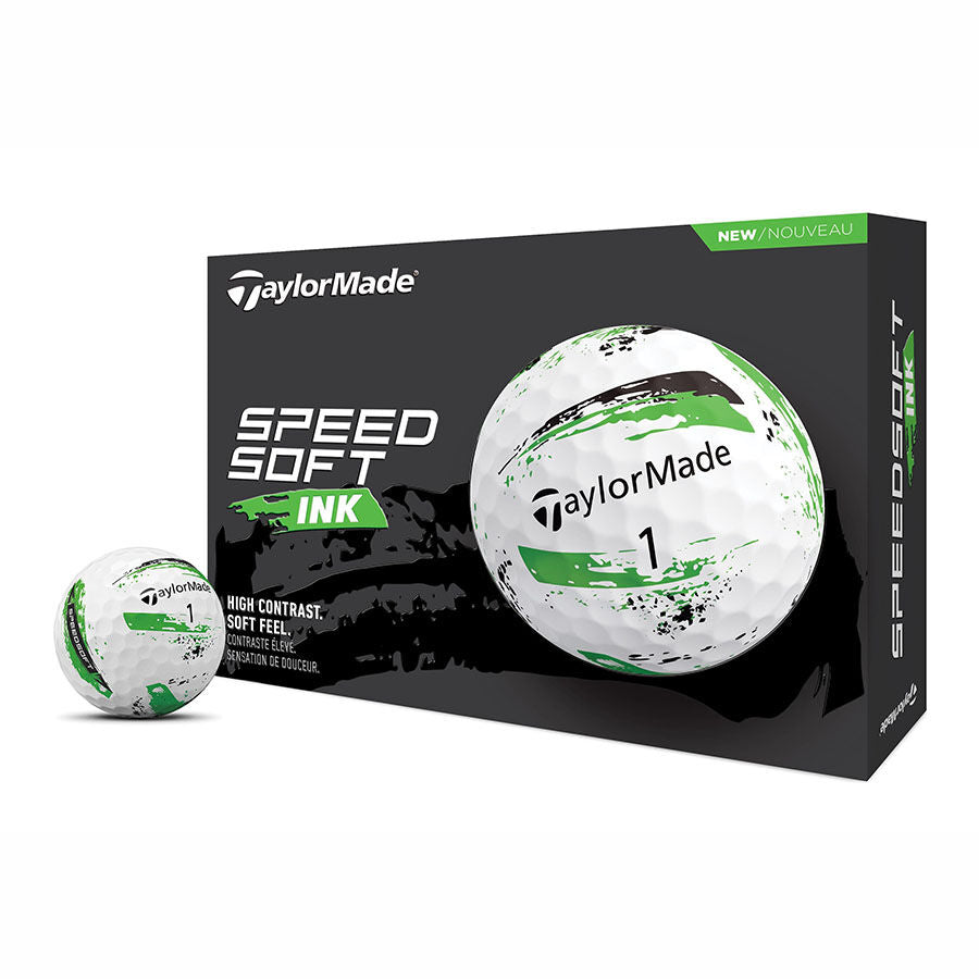 TaylorMade Pelota Speed Soft Verde 3pk