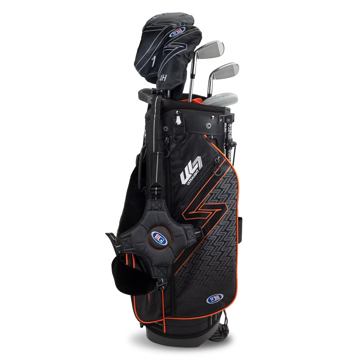 U.S. Kids Golf Equipo 51' Ultralight negro/naranja