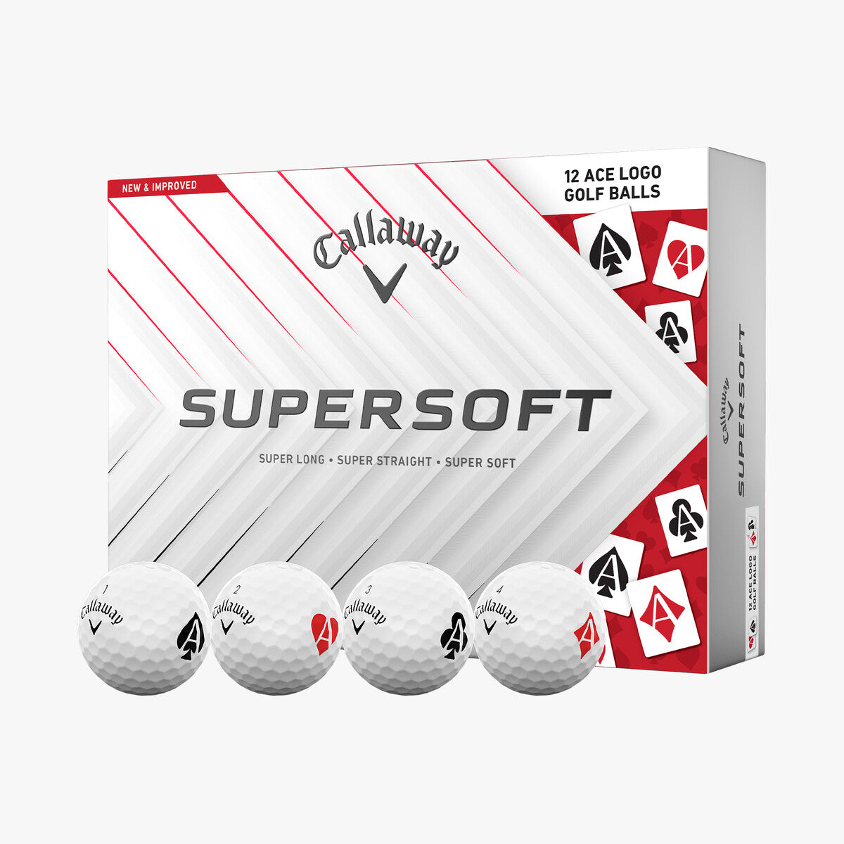 Callaway Pelota Supersoft Aces 3pk