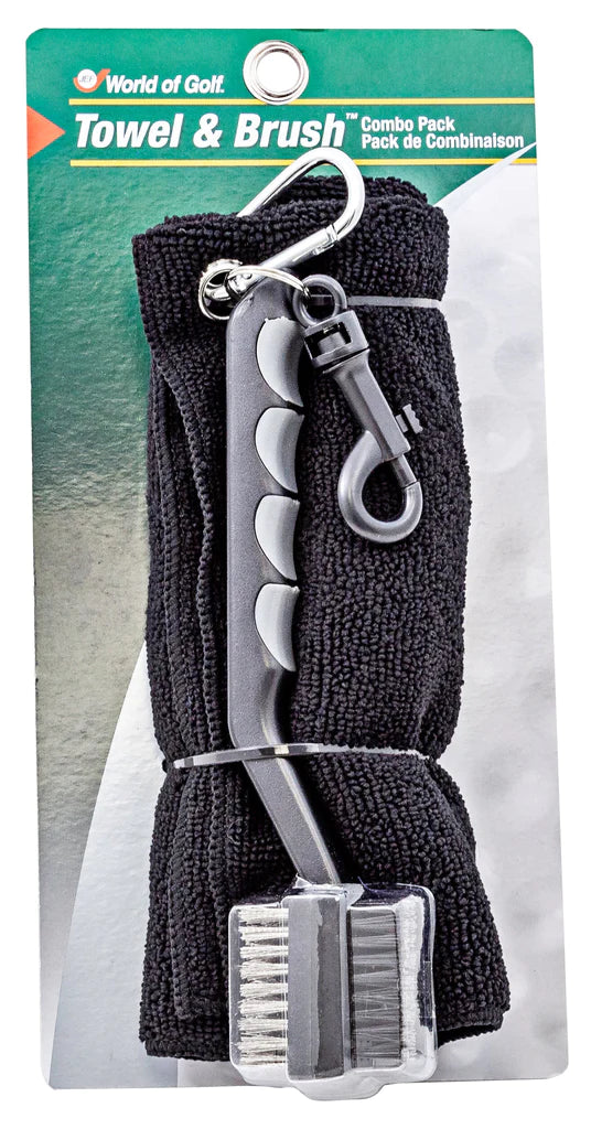 Jef World- Toalla de Microfibra Con Cepillo