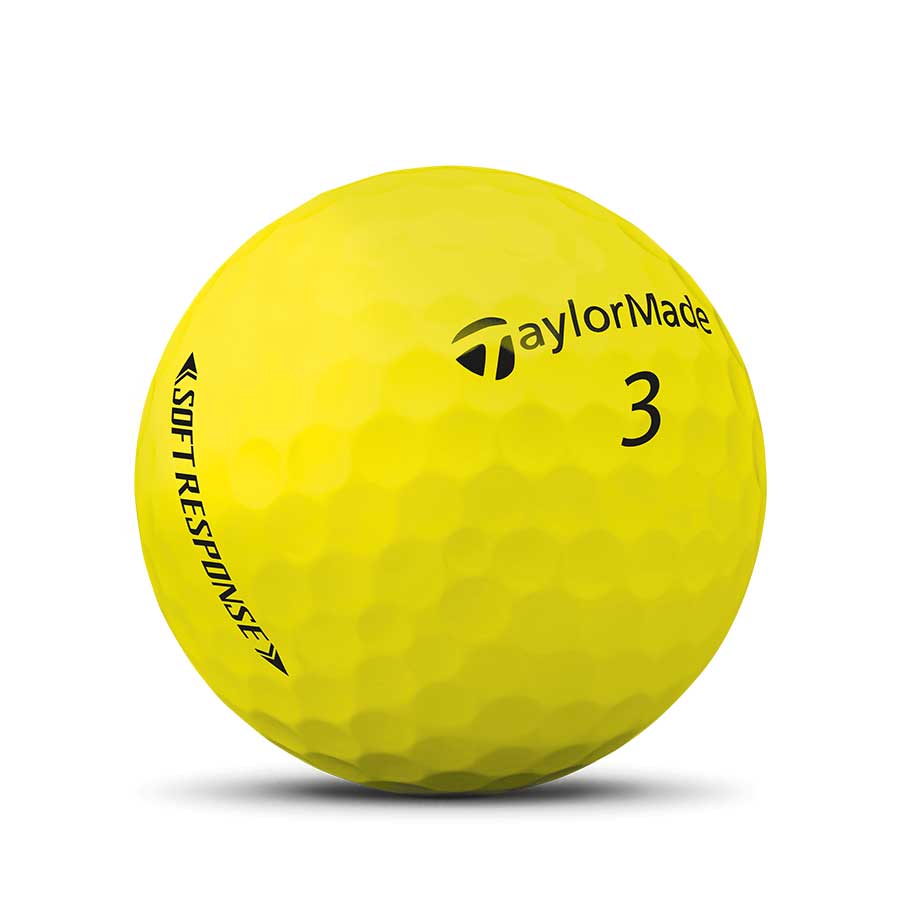 TaylorMade - Pelota Soft Response Amarilla 3PK