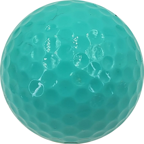 Docena pelotas color minigolf (Turquesa)