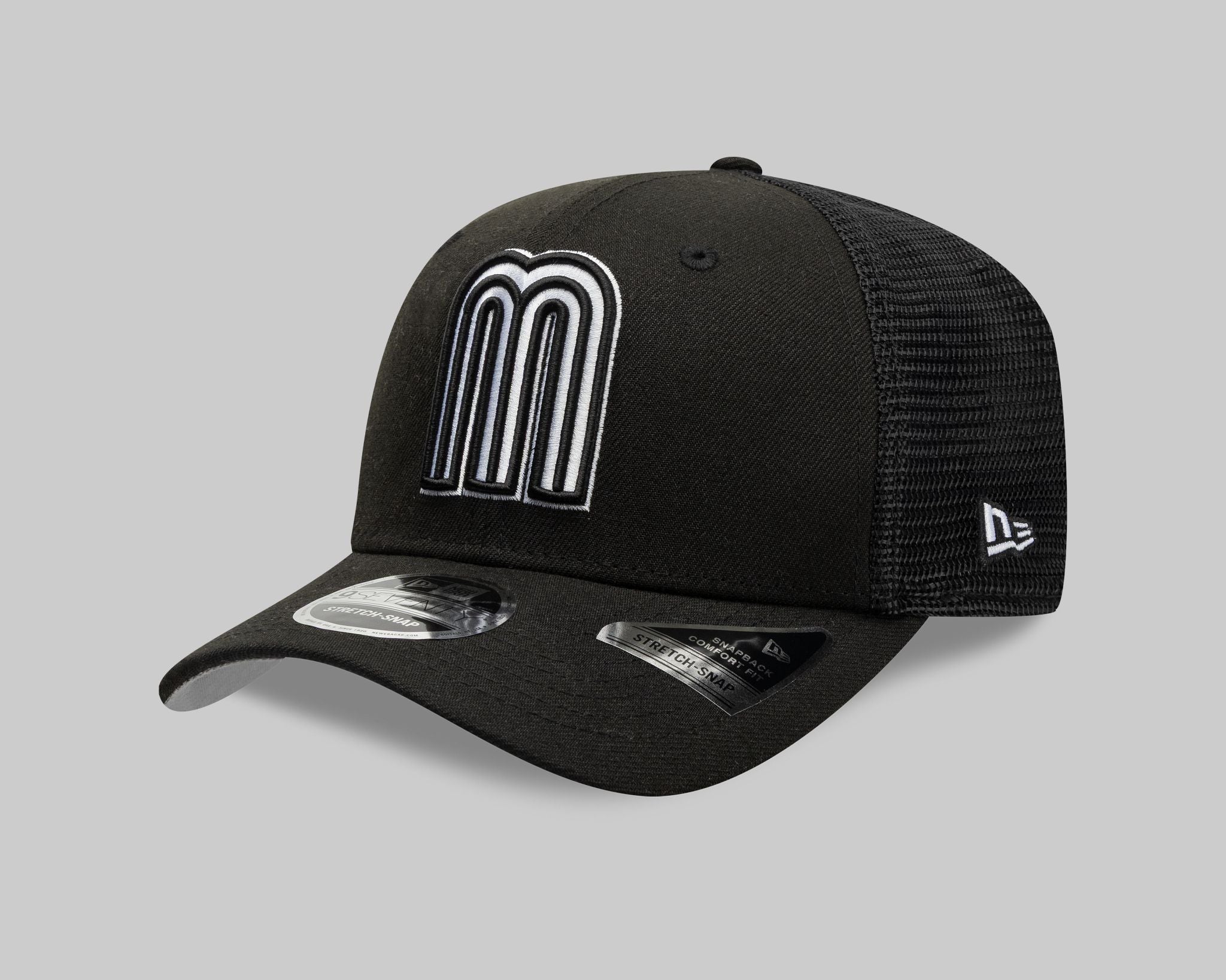Gorra New Era Negra Iconic M 970 Trucker