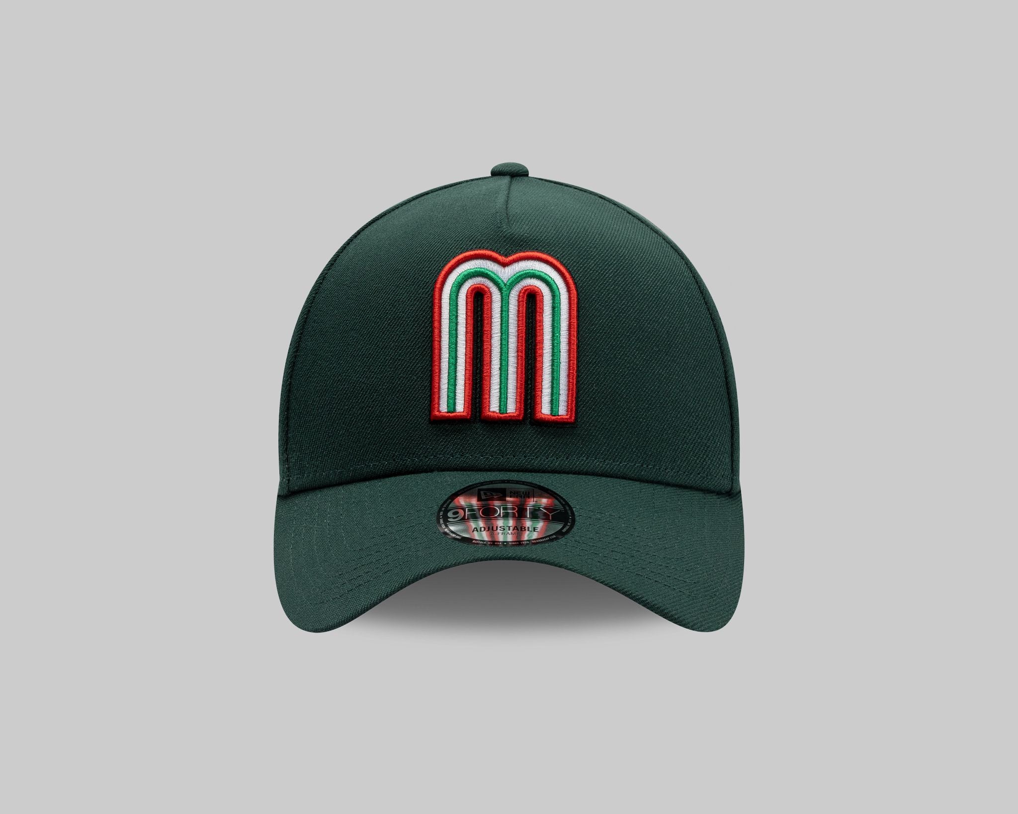 Gorra New Era Verde con Gris Iconic M 940 A-frame