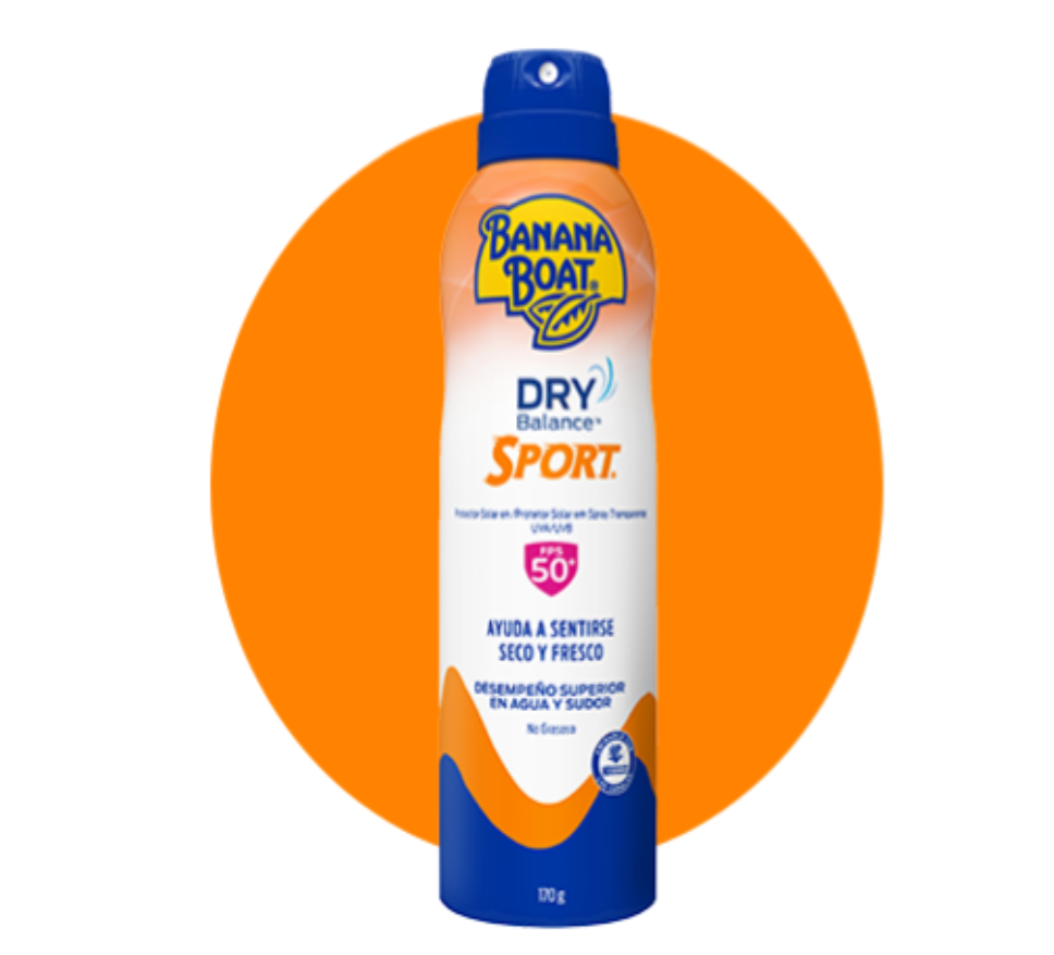 Protector Solar Banana Boat Dry Balance sport spray 50+ 170gr