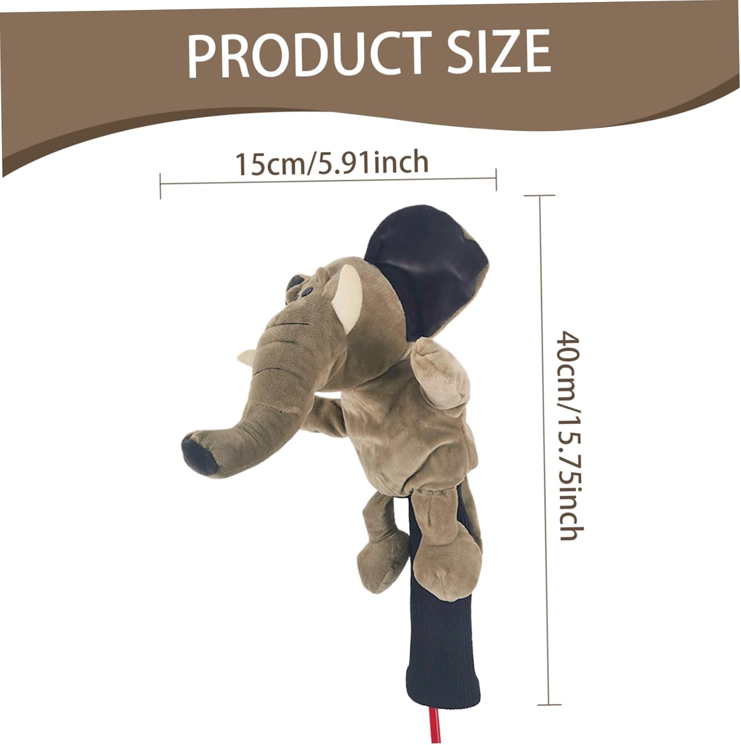 Funda de Madera con forma de Elefante