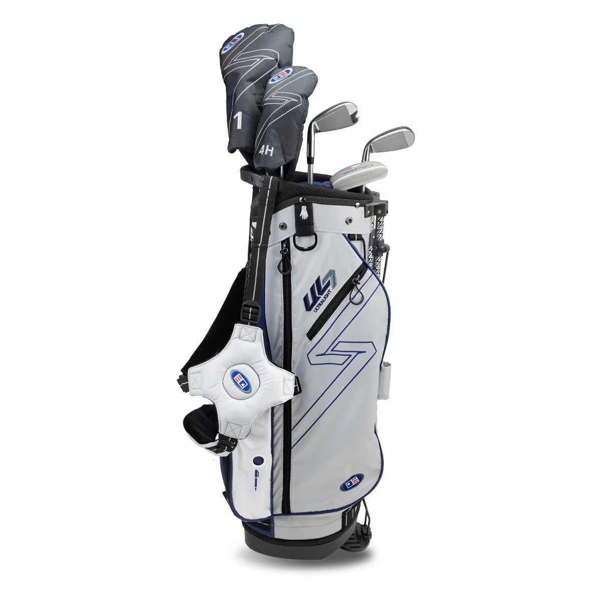 U.S. Kids Golf Equipo 51' Ultralight plateado/azul marino
