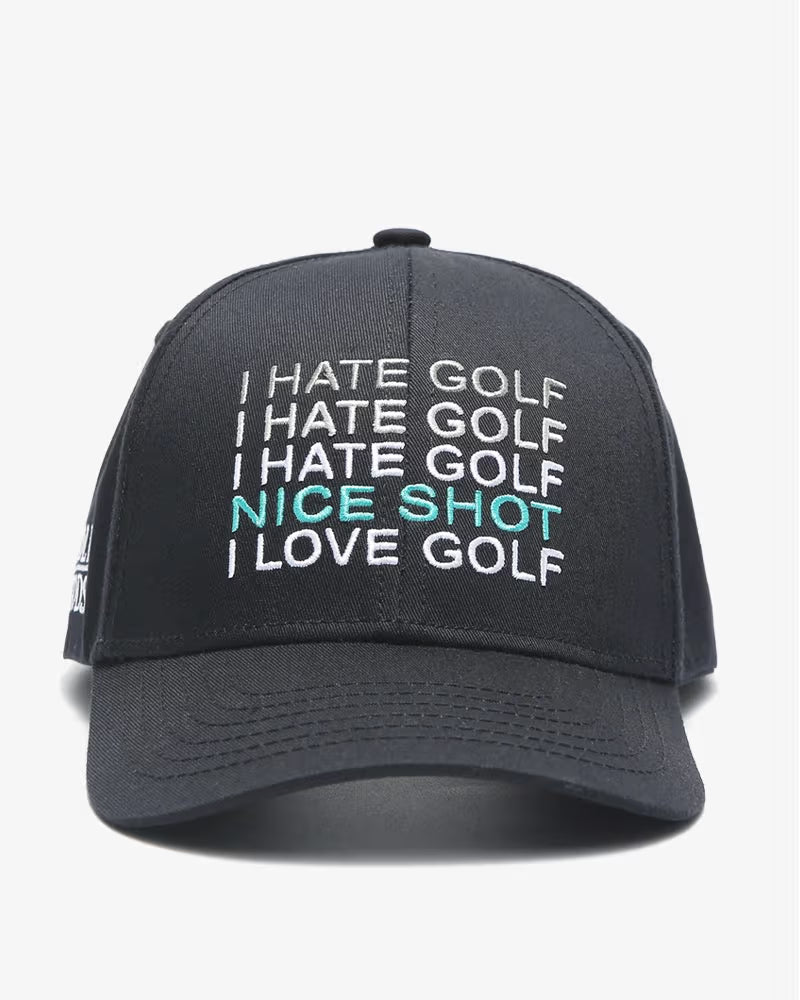 I Hate Golf Gorra Golf Gods SnapBack Negra