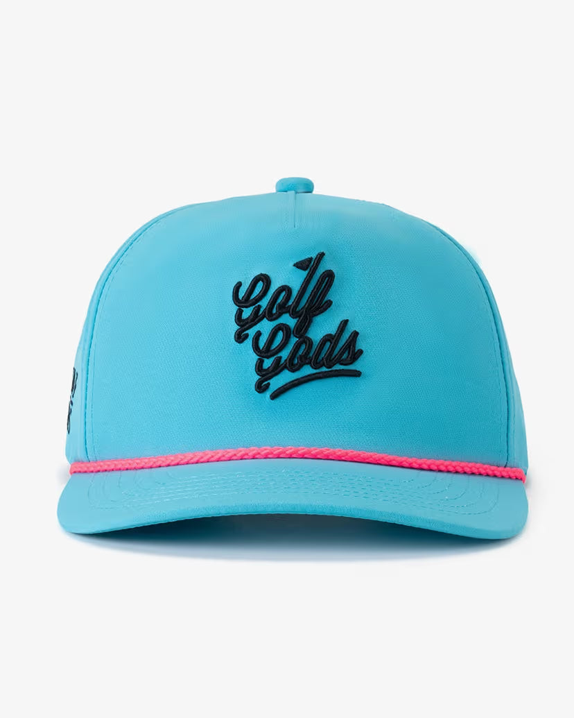 Gorra Golf Gods SnapBack Neon Blue