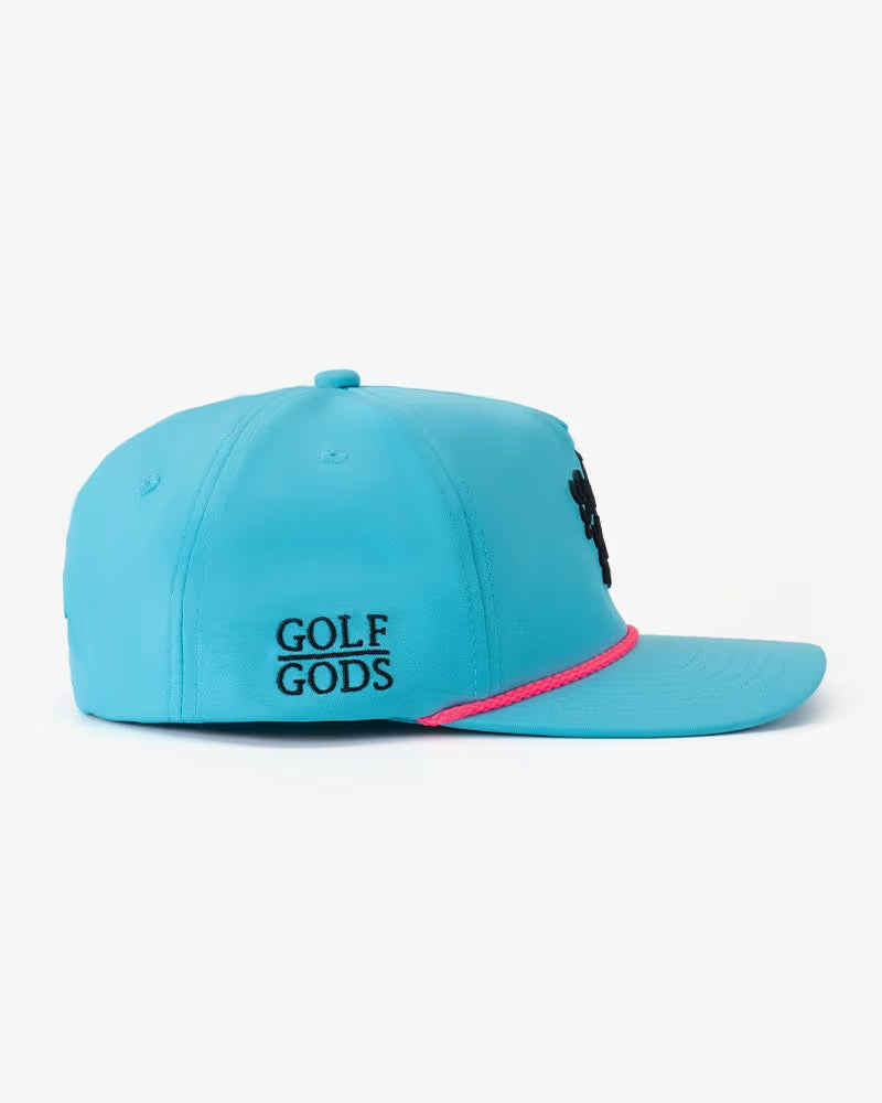 Gorra Golf Gods SnapBack Neon Blue