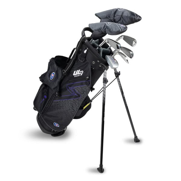 U.S. Kids Golf Equipo 54' Ultralight 5 pzas Negro/purpura