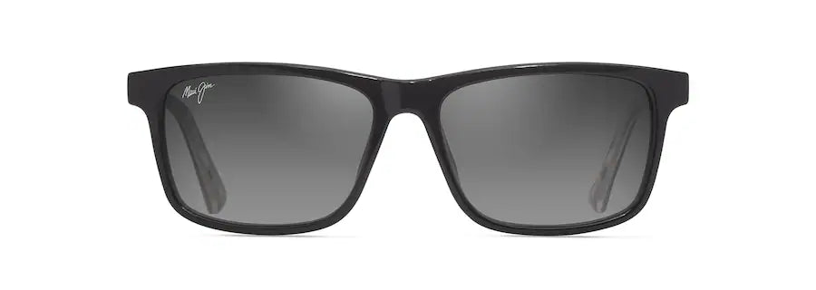 MAUI JIM GREY OKINA SHINY BLACK