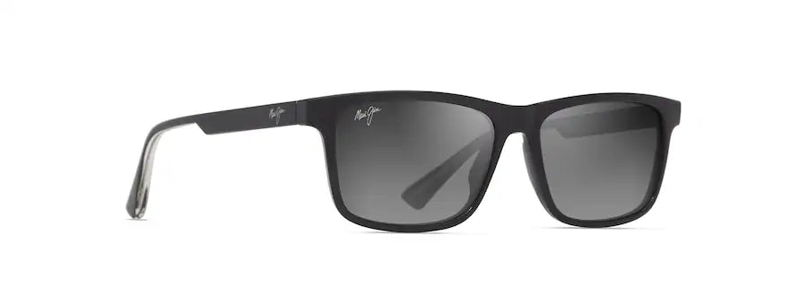 MAUI JIM GREY OKINA SHINY BLACK