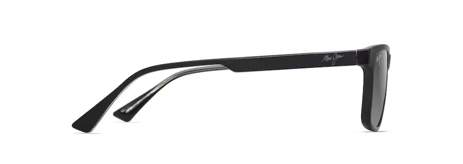 MAUI JIM GREY OKINA SHINY BLACK