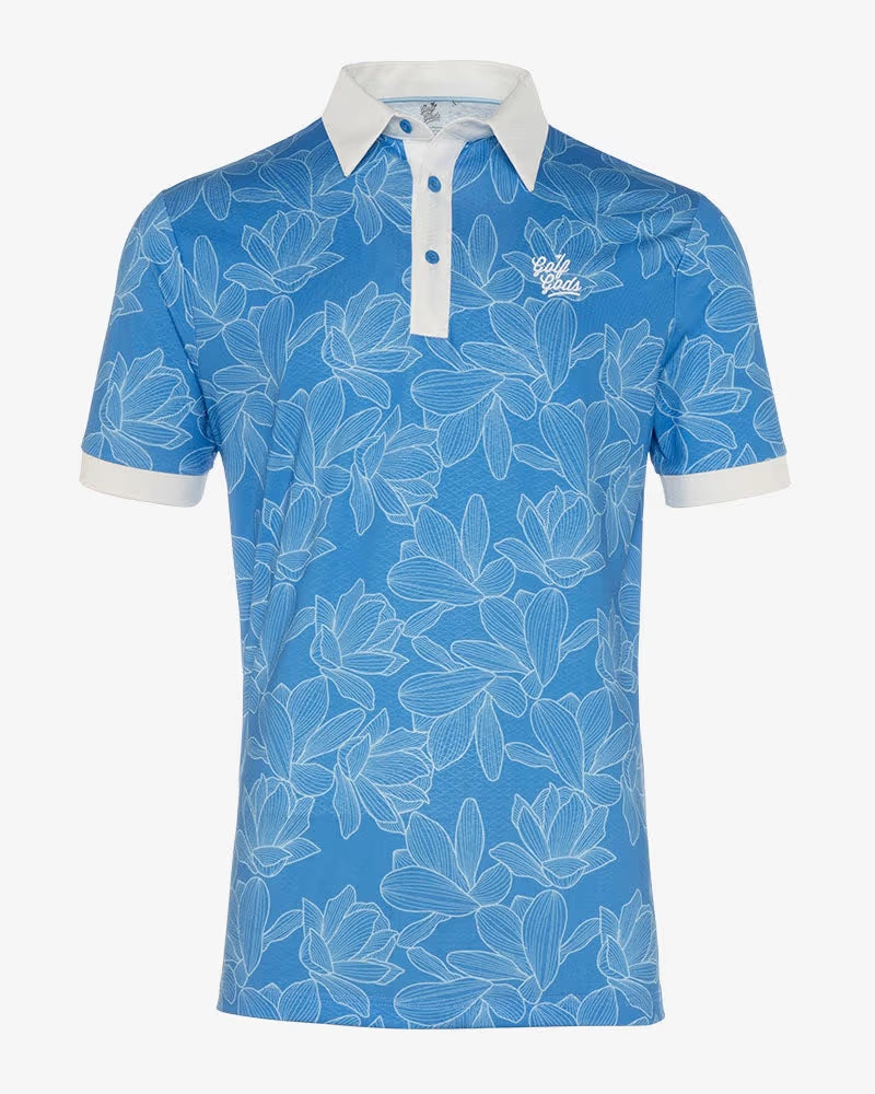 Polo de Hombre Golf Gods Azalea Blue Cool Tech Performance