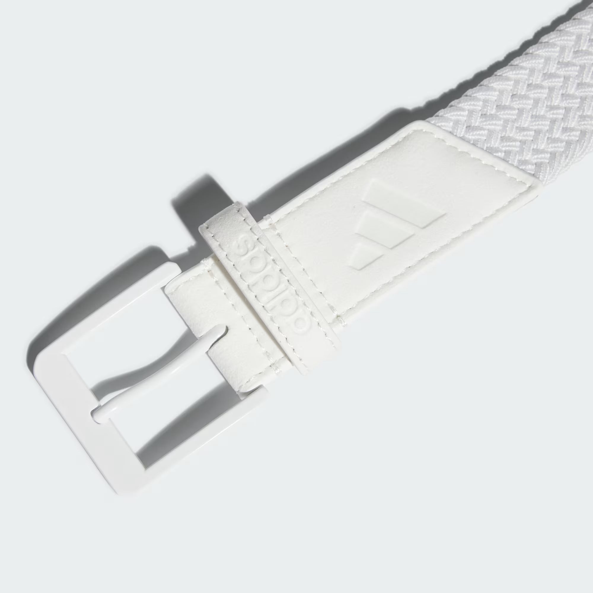 Adidas Cinturón Trenzado Elástico Blanco