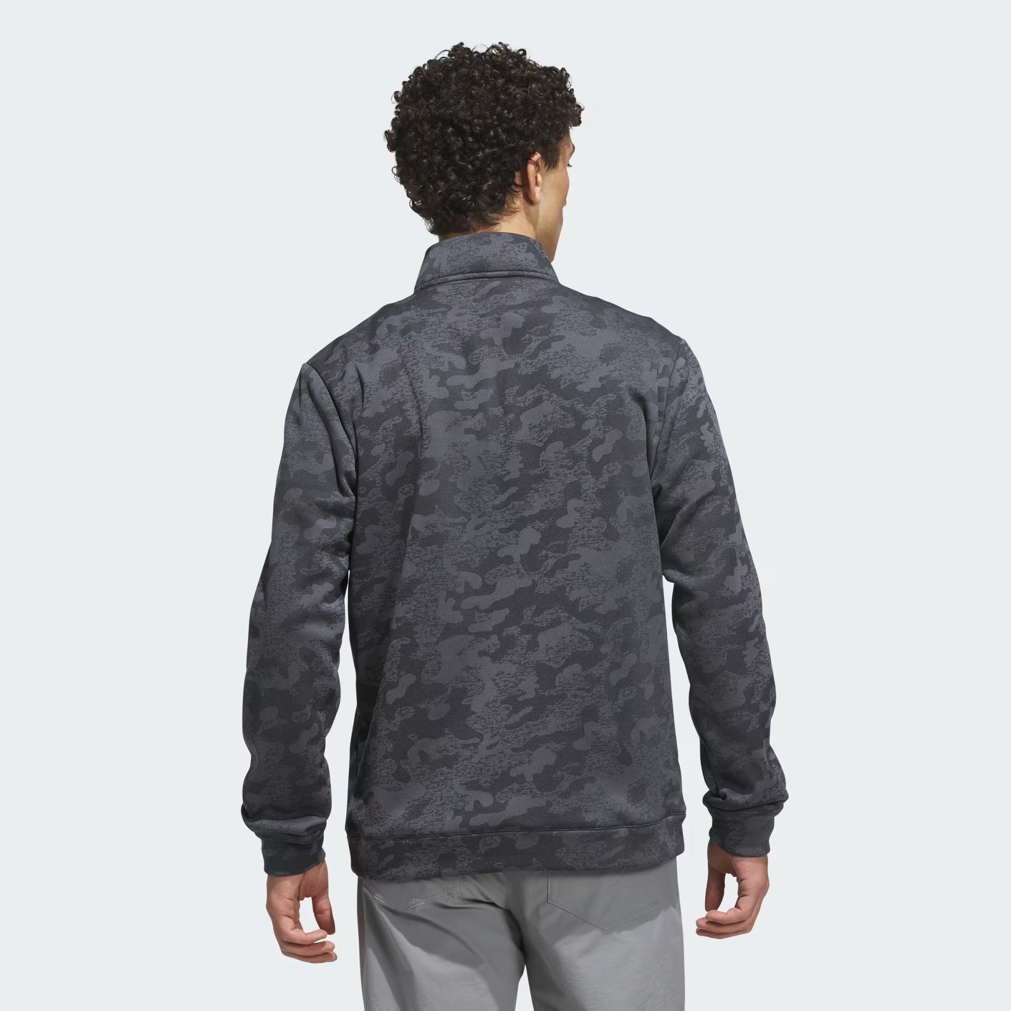 ADIDAS Sudadera Ultimate365 Durable Impermeable Cierre Corto Negro/Gris