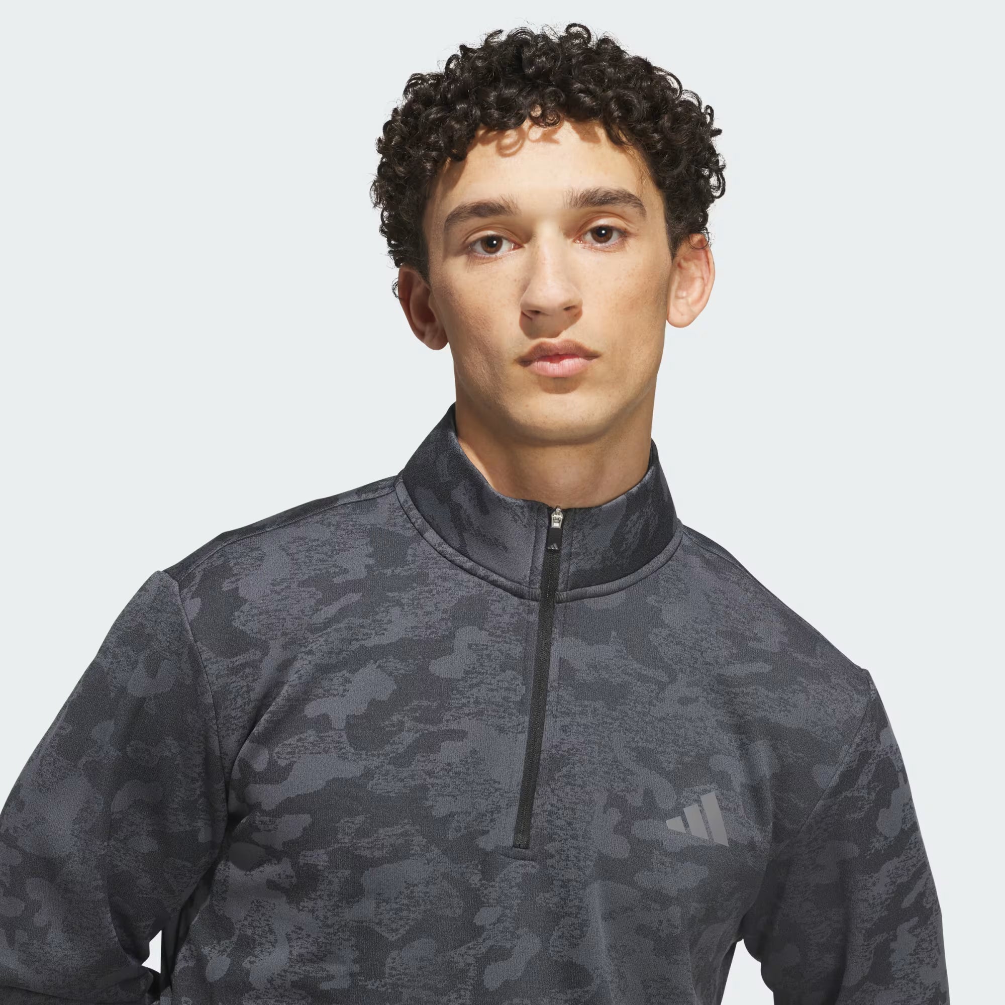 ADIDAS Sudadera Ultimate365 Durable Impermeable Cierre Corto Negro/Gris