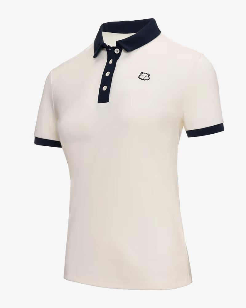 Polo de Mujer Golf Gods Legacy Cream & Midnight