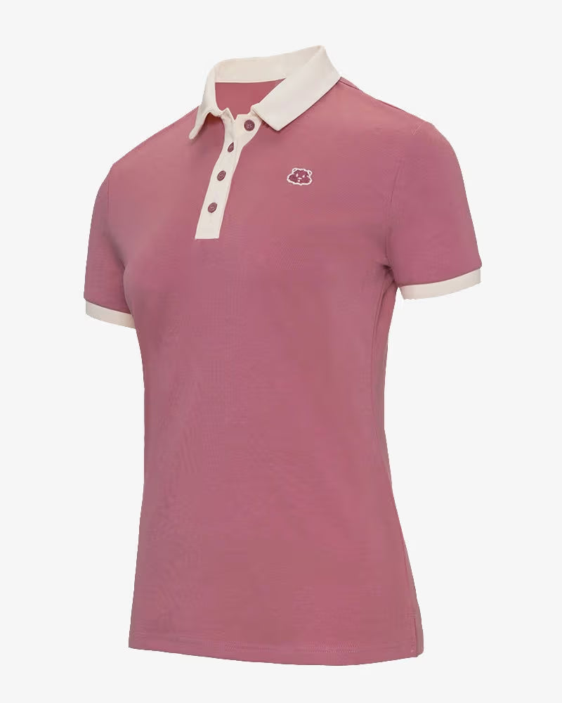 Polo de Mujer Golf Gods Legacy Pink & Cream