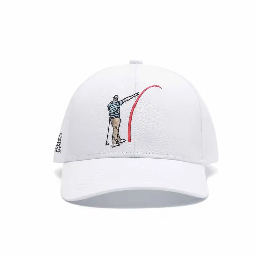 Mad Slicer Gorra Golf Gods SnapBack Blanca
