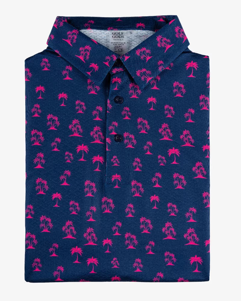 Polo de Hombre Golf Gods Palms Cool Tech Performance