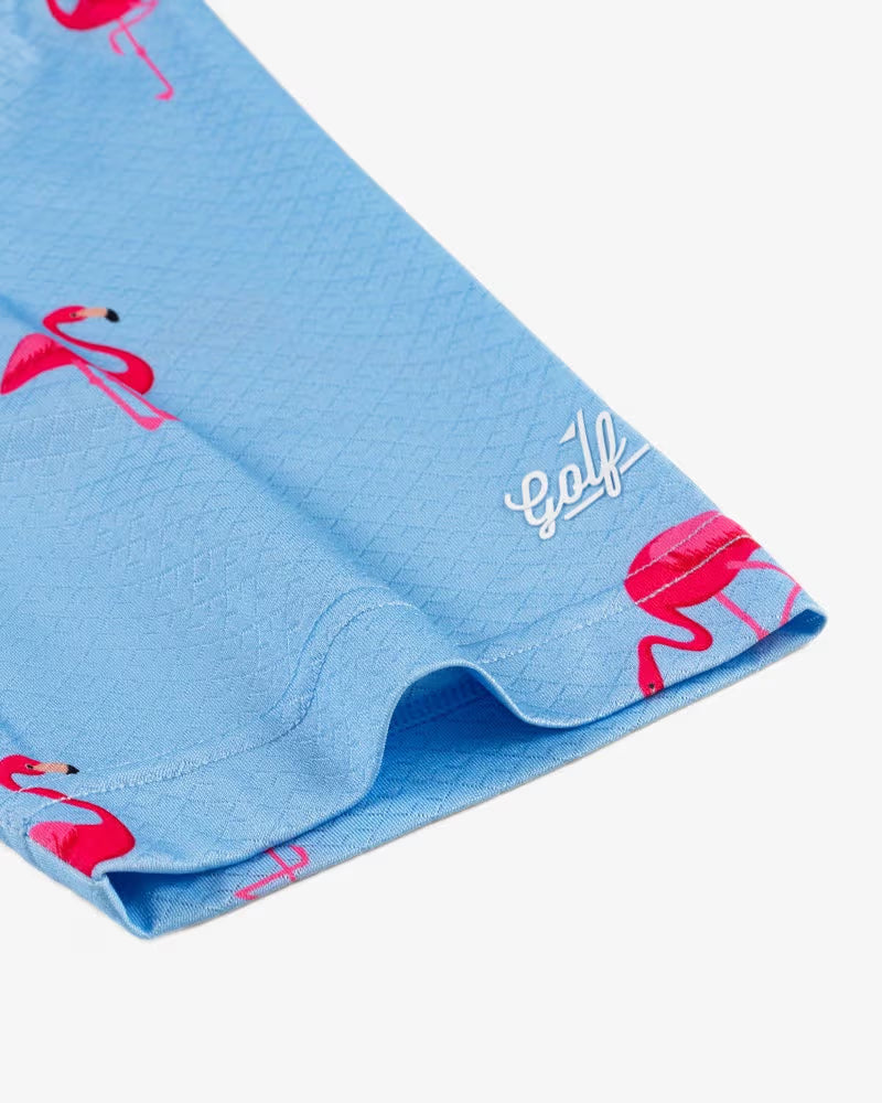 Polo de Hombre Golf Gods Flamingo Cool Tech Performance