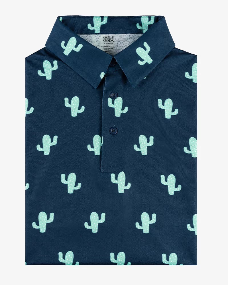 Golf Gods Polo Saguaro Cactus Cool Tech Performance