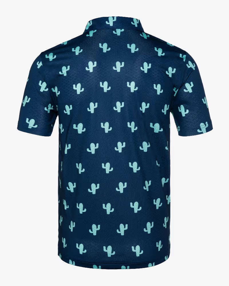 Golf Gods Polo Saguaro Cactus Cool Tech Performance