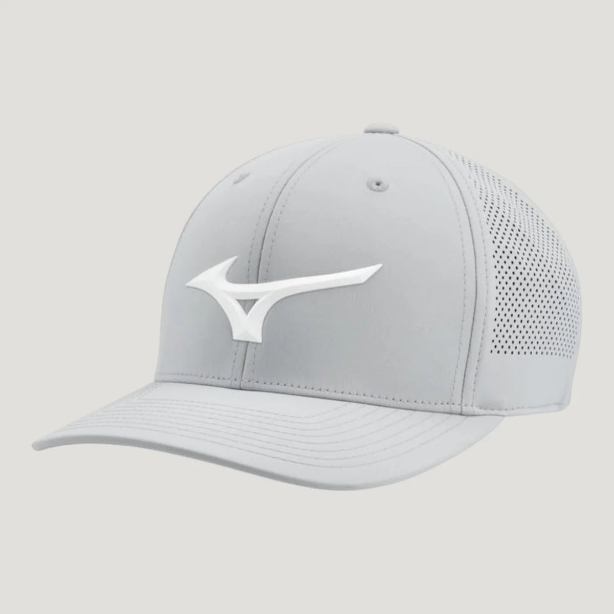 MIZUNO GORRA TOUR VENT SNAPBACK Gris Claro/Blanco