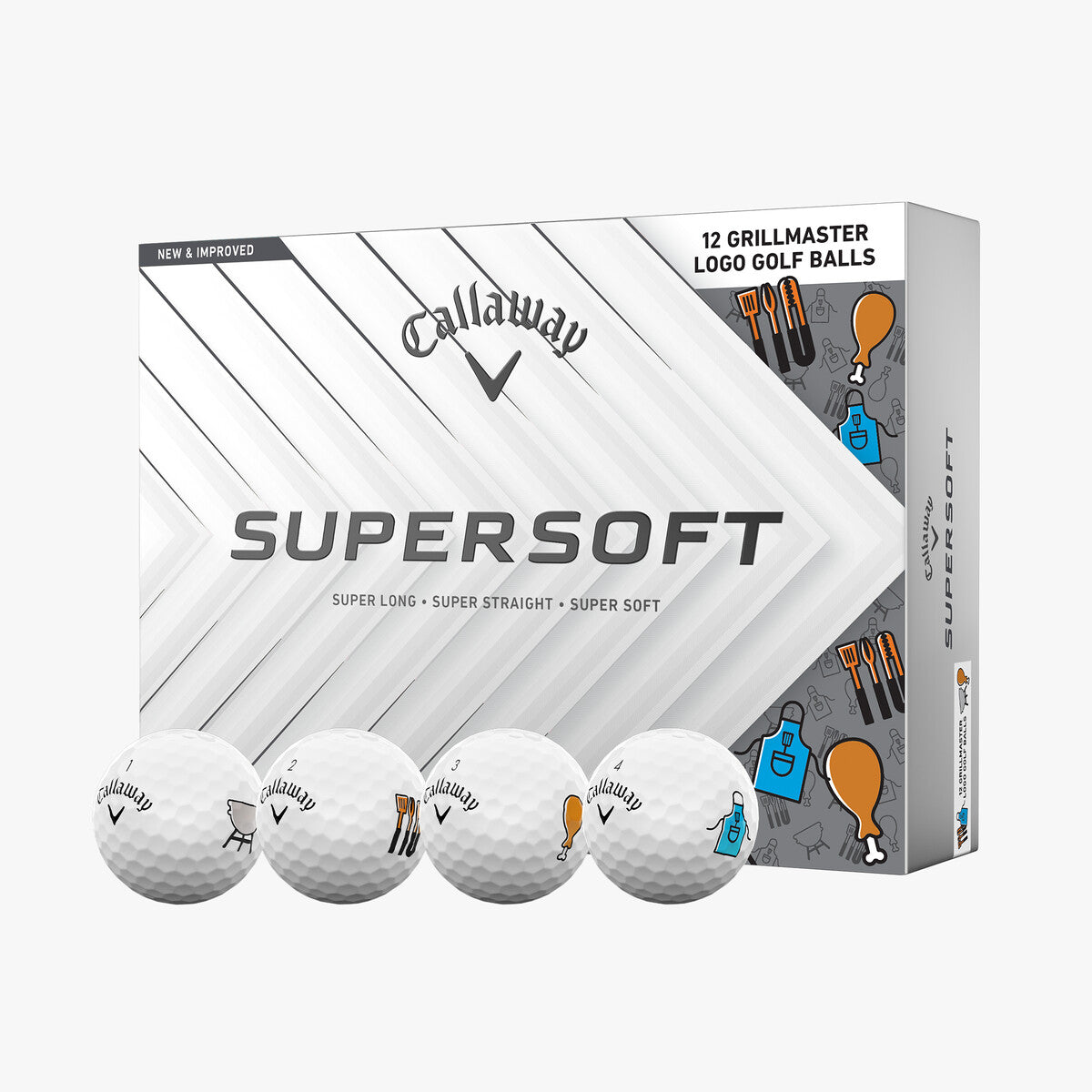 Callaway Supersoft Grill Master (Parrillda) 3pk