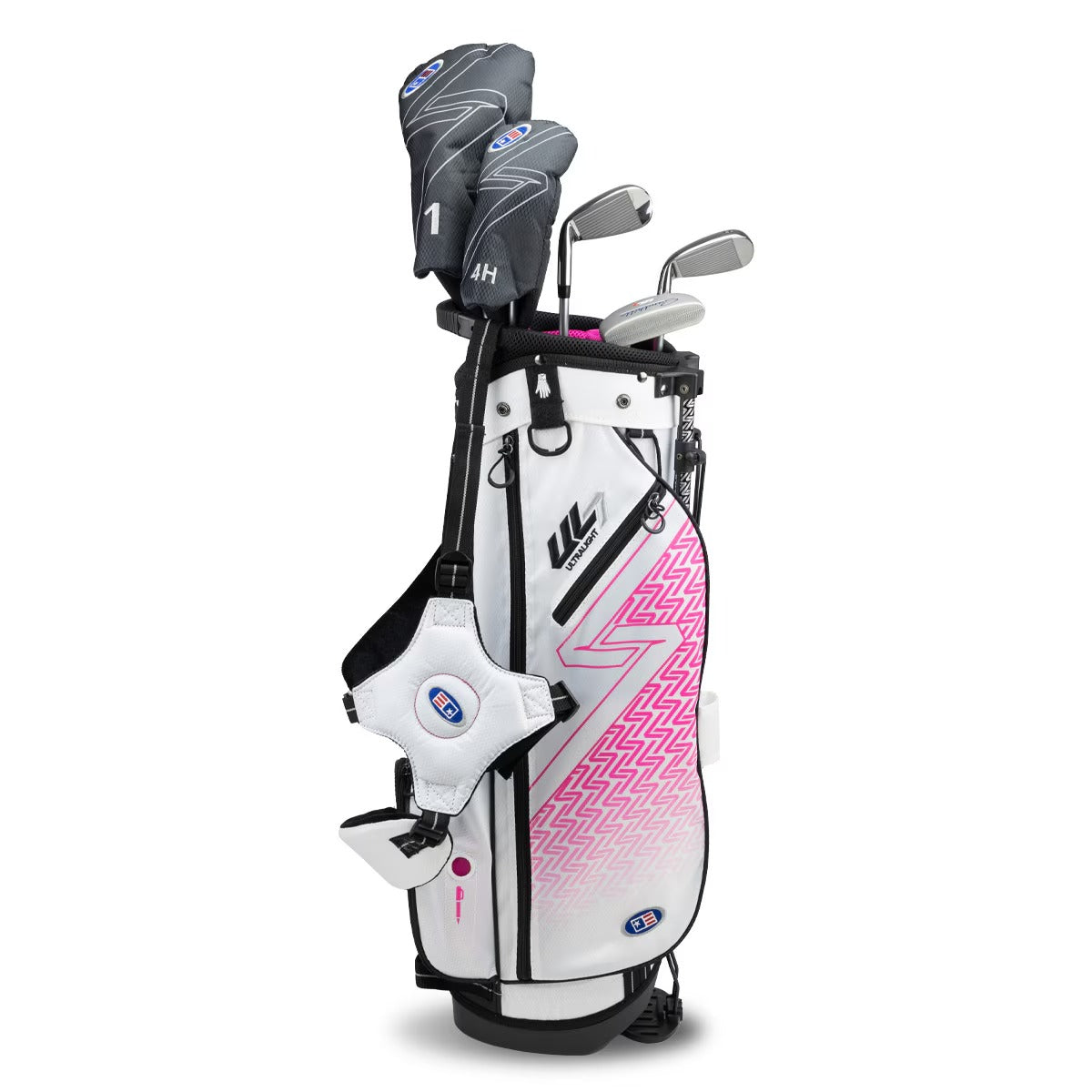 U.S. Kids Golf Equipo 54' Ultralight blanco/rosa